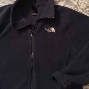 North Face Full Zip Up Navy Fleece