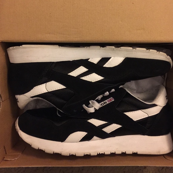 Black Reebok Classic Nylon