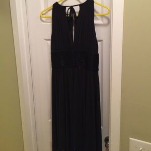Black cocktail dress