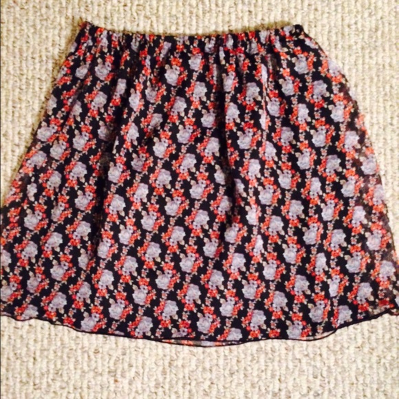 Floral skirt