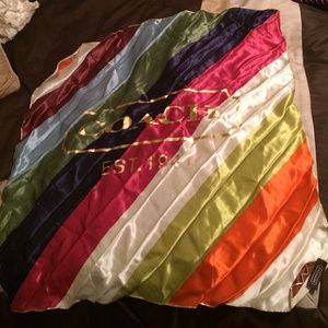 COACH silk scarf