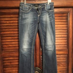 Express Rerock Bootcut Jeans 6 Long