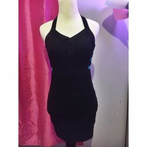 Razor back mini dress