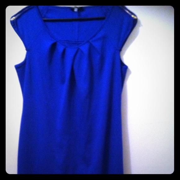 Stylish royal blue dress