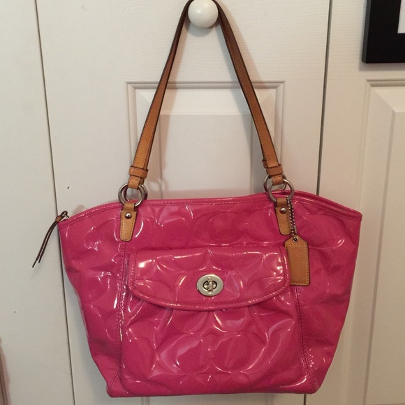 Coach pink handbag