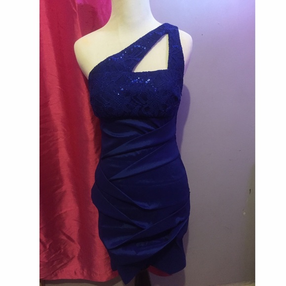 Royal blue dress