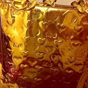 Marc Jacobs gold chrome bag