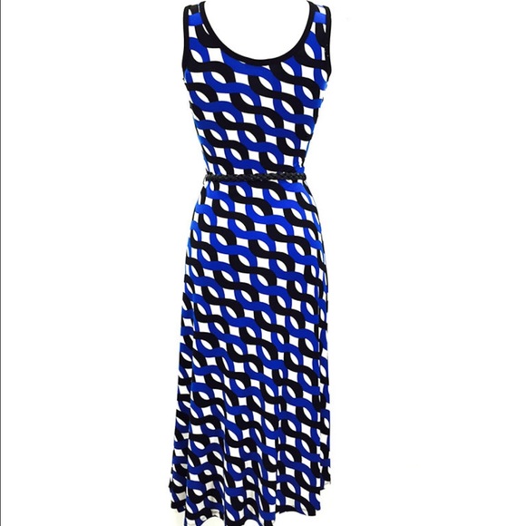 C.k Blue, Black & White 'Petite' Abstract print - Picture 3 of 4