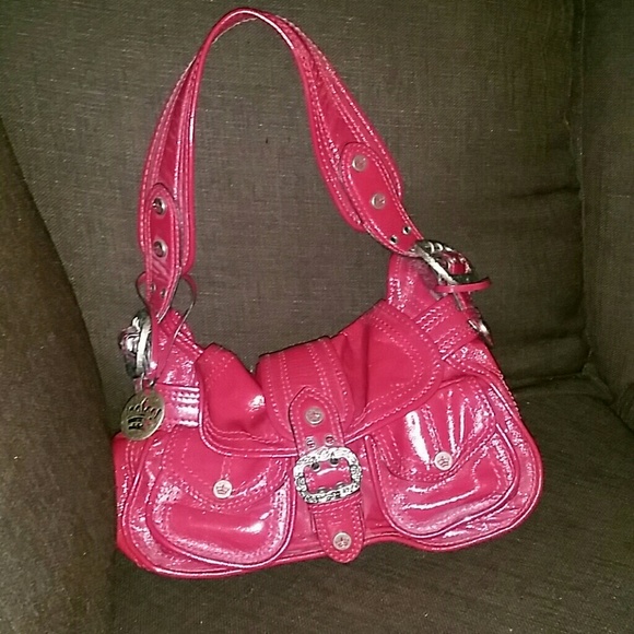 Red handbag