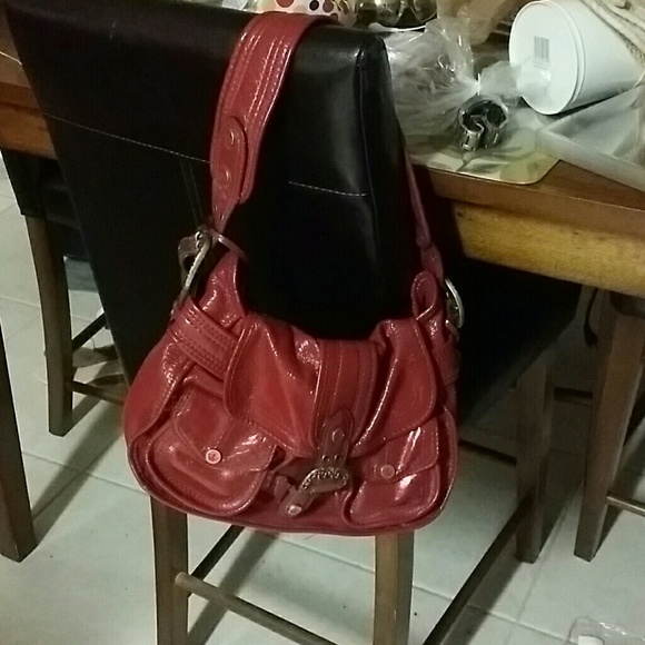 Red handbag - Picture 3 of 4