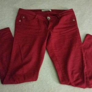 Red Skinny Pants