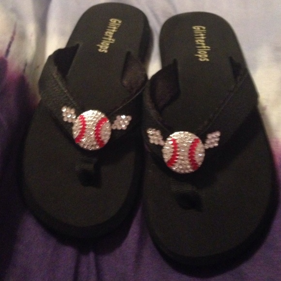 Baseball flip flops