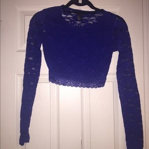 Forever 21 Lace Crop Top