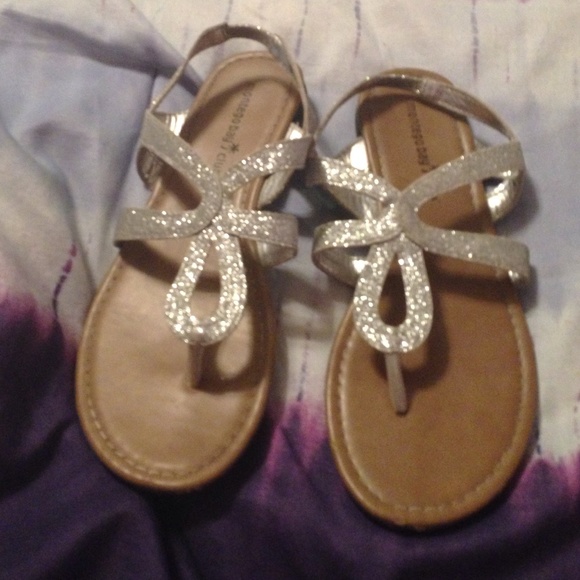 Silver sandals