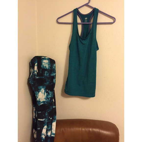 Cute matching running tank top and running pants