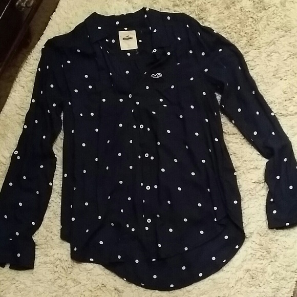 Button up blouse from hollister