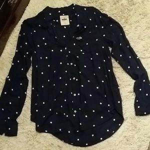 Button up blouse from hollister