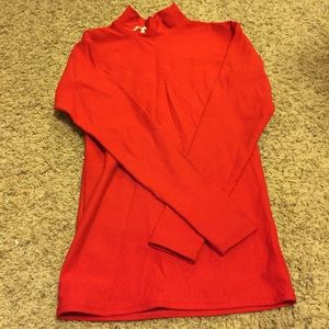 Red long sleeve under armour