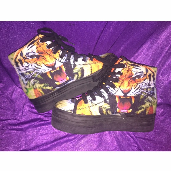 Jeffrey Campbell JC Play Tiger Platform High Top