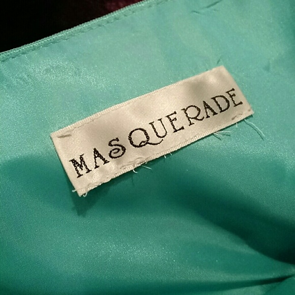 Aqua Blue and Sequined Prom Dress! - Picture 4 of 4