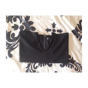 Deep v crop top/bralette