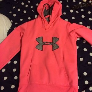 Hot pink hoodie!