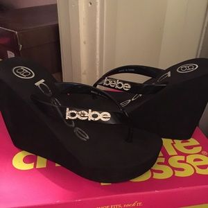 Bebe wedge brand new