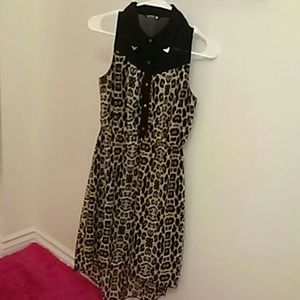 Cheetah Print Dress