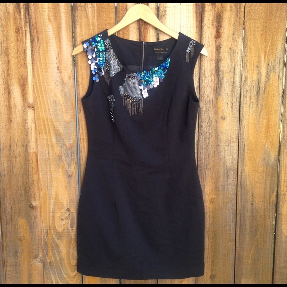 Season. JS Black Dress Dress Size Small
