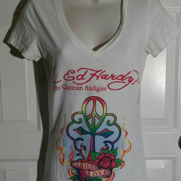ED HARDY T SHIRT SIZE M