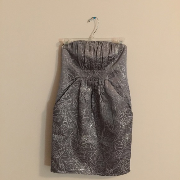 A silver grey dress