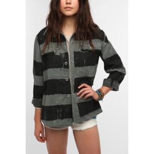 Urban Renewal Swiss Striped Jacket (UO)