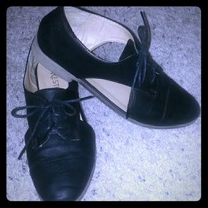 Black oxfords