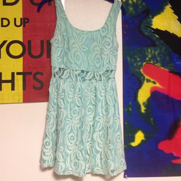 Mint wet seal dress