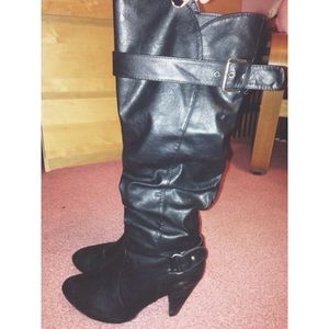 Black Heel Boots Steve Madden