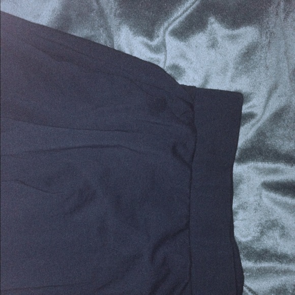 Navy Blue Skater Skirt