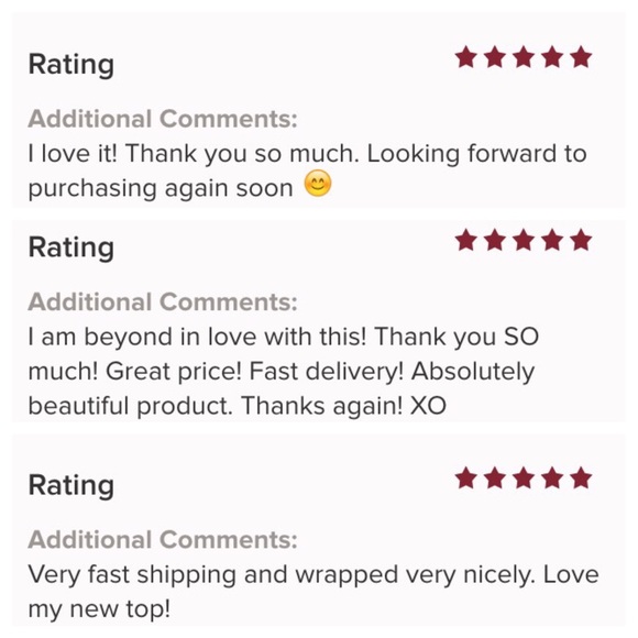 Ratings & Reviews 💕 Top 10% Seller, Fast Shipping - Picture 3 of 4