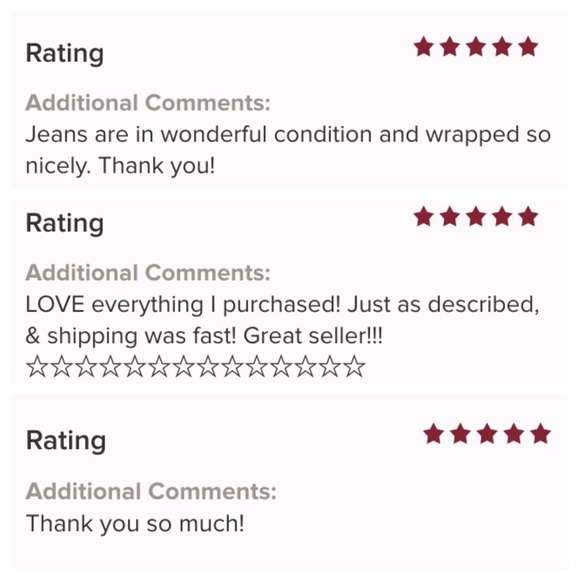 Ratings & Reviews 💕 Top 10% Seller, Fast Shipping - Picture 4 of 4