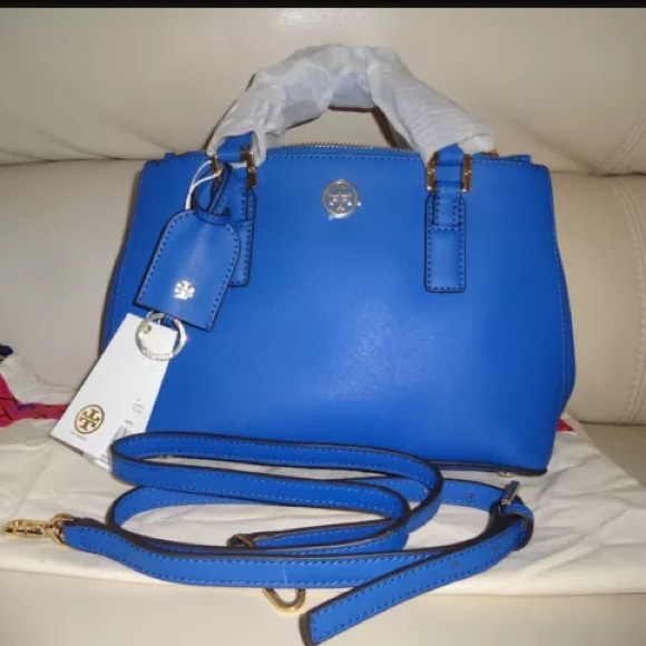 Tory Burch Handbags - NWT Tory Burch Robinson micro zip tote JellyBlue