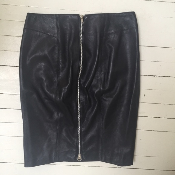 Leather skirt