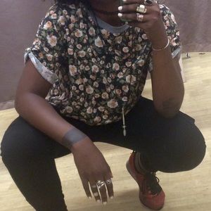 Floral Zara tee shirt