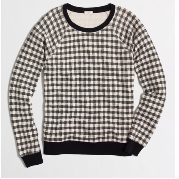 J. Crew Houndstooth Sweater