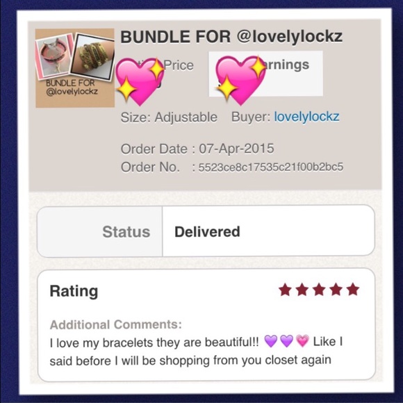 Breast cancer bracelet - Picture 3 of 3