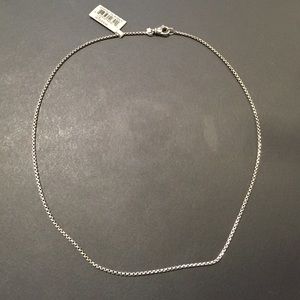 David Yurman Baby Box Chain NWOT