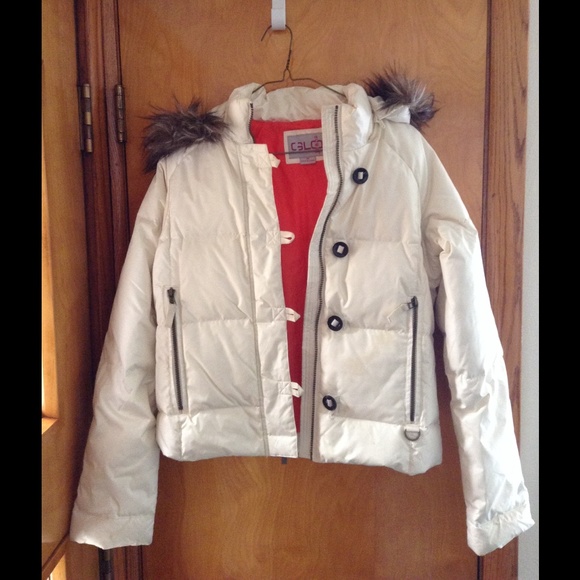 GLO Jeans Jackets & Blazers - Juniors Fur Hood Lined Puffer Jacket