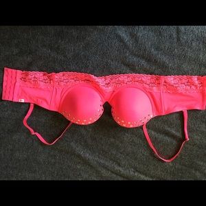 NWOT Victoria's Secret Pink bright pink bra