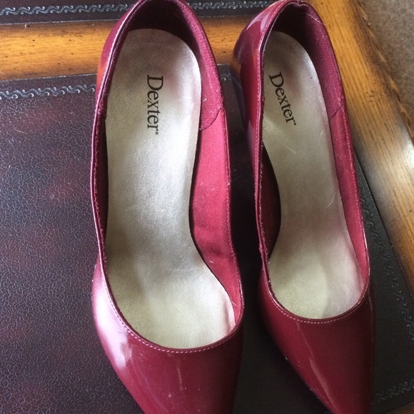 Blood red high heal women's size 7 1-2.