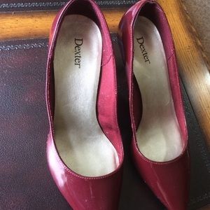 Blood red high heal women's size 7 1-2.