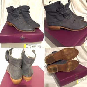 Blue ankle boots by Fergie