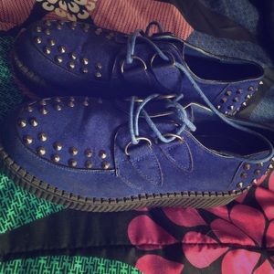 Blue Creeper Platform Shoes 🔺OFFER🔺